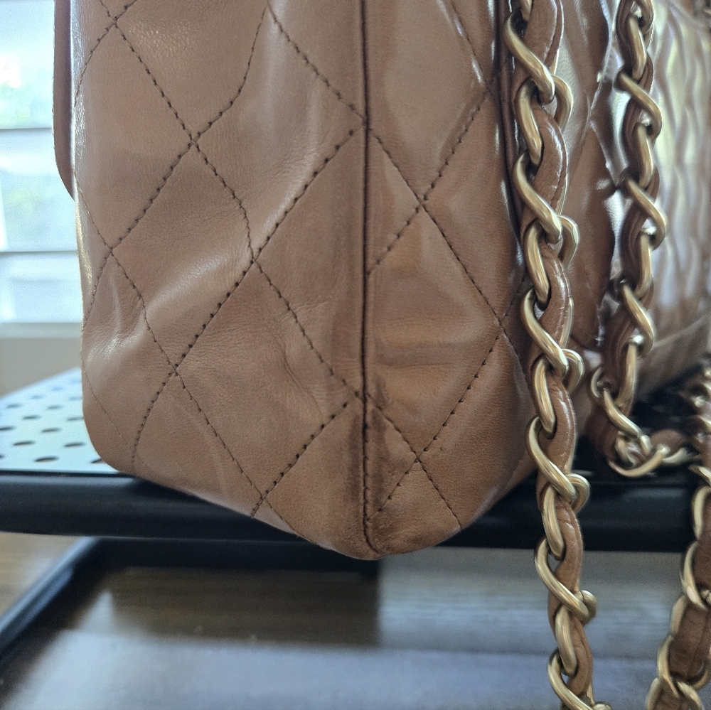CHANEL Jumbo Single Flap ✨️ Camel Brown Lambskin with Champagne GHW - Picture 5 of 12
